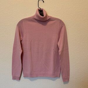 Pink Turtleneck Sweater NWOT